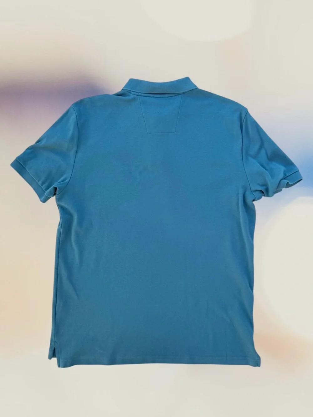 Nautica Teal Blue Classic Fit Cotton Deck Polo Shirt ~ Men’s Medium - Picture 2 of 8